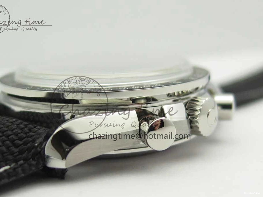 0723 Speedmaster SS Snoopy OMF Best Edition White Dial on Nylon Strap Manual Winding Chrono Movement WellDesigned 7990